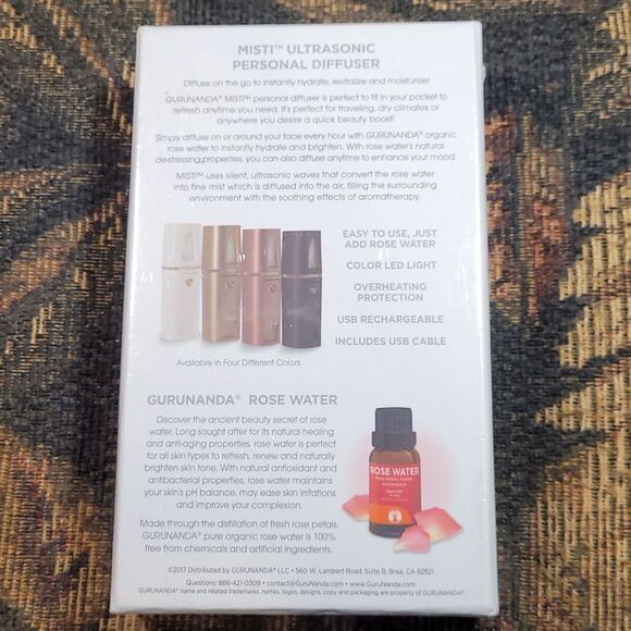 Gurunanda Misi Ultrasonic Personal Diffuser- NIP - Picture 2 of 2
